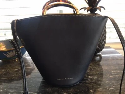 Bolso de Mano Loeffler Randall Eclipse Agnes Fan Azul Marino ¡¡Excelente!! $135 Foto 1 de 4