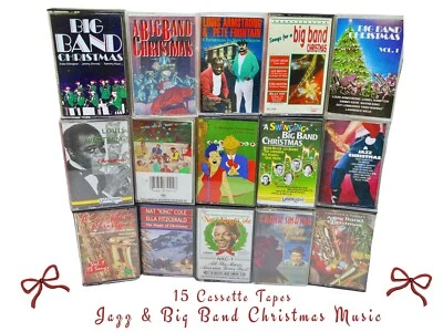 Jazz Christmas, Cassette Tape Lot, Sinatra Christmas, Nat King Cole, Christmas Foto 1 de 4