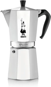 Bialetti Caffettiera Moka Express 18 Tazze, Manico anti scottatura, 18 Tazze, - Foto 1 di 5