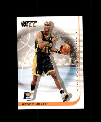 REGGIE MILLER INDIANA PACERS TOPPS BASKETBALL CARD 2001-02 TCC #108 - Image 1 of 2