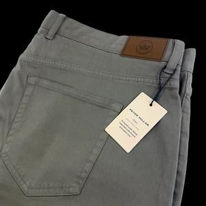 Peter Millar Ultimate Sateen 5 Pocket Trousers Pants Gale 44x34 $170 - Picture 1 of 8