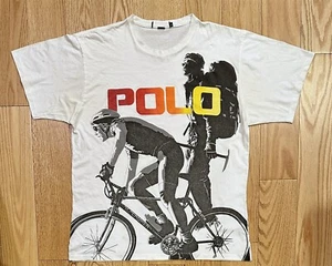 Polo Ralph Lauren 1992 Hike and Bike Climb Dan Dave T-Shirt T-Shirt Gr. L-XL - Bild 1 von 17