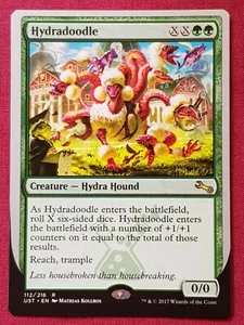 Magic The Gathering UNSTABLE HYDRADOODLE tarjeta verde Magic The Gathering - Imagen 1 de 2