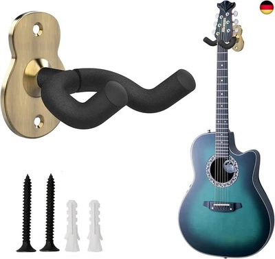 METALNUTS Gitarrenhalter für die Wand - Gitarren-Wandhalterung, 1er Pack
