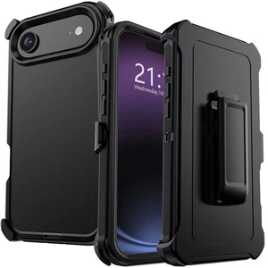 For iPhone 17/17 Pro/17 Pro Max/17 Air Rugged Case Shockproof Cover Belt Clip - Picture 1 of 28