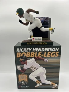 Rickey Henderson Bobble Legs Oakland Athletics A’s 2018 SGC - Chipped Helmet - Picture 1 of 9