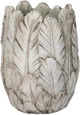 Clayre & Eef 6TE0367 Blumentopf für Innen Grau Ø 15x21 cm - Bild 1 von 2