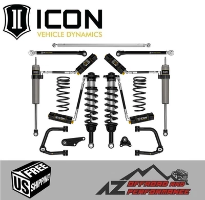 Kit de suspensión ICON 1.25-3" etapa de elevación 8 con tubular para Toyota Land Cruiser '24+ Foto 1 de 4