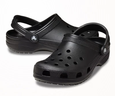 Crocs Negro Clásico Nuevo con Etiquetas C7 Foto 1 de 4