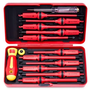 Set Cacciaviti Elettricista Isolato 1000V 13 Pezzi, Elettrico Professionale... - Foto 1 di 6