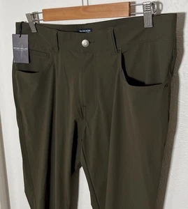 NEW Peter Millar Crown Crafted Bingham Performance 5 Pocket Golf Pants Sz 34x32 - Picture 1 of 8