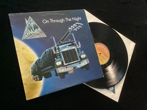 Def Leppard - On Through The Night  - UK 1st RePress LP & Insert A 2 / B 2 - Picture 1 of 6