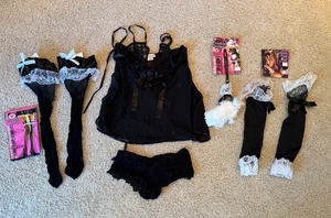 Gr. S Französisches Dienstmädchen Cosplay/Halloween Kostüm - Bild 1 von 5