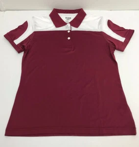 Mujer Team 365 Granate Ropa Activa Polo Adorable Talla M Alabama Colores Carmesí Con - Imagen 1 de 12