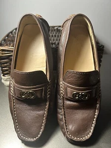 Cole Haan Women Slip on leather Loafers Flat Shoes Sz 8 Brown - Picture 1 of 7