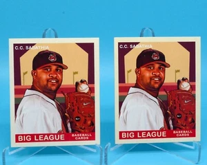 CC SABATHIA 2007 Upper Deck Goudey Base & Red Back SP - Picture 1 of 2