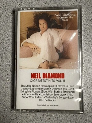 Cassette Neil Diamond 12 Greatest Hits Vol II  - Image 1 of 4