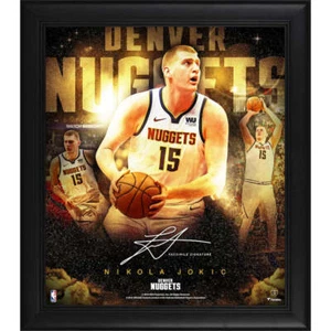 Nikola Jokic Denver Nuggets Framed 15" x 17" Stars of the Game Collage - Bild 1 von 1