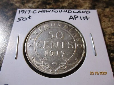 1917-C NEWFOUNDLAND 50 CENTS    AP114 - Image 1 of 2
