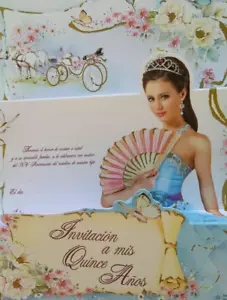 Einladungen von Quinceañera (Spanish Quinceañera Invitations)Party,Favors15 Jahre - Bild 1 von 12