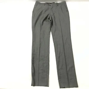 Zonettie G25 Mens Dress Pants Flat Front Straight Leg Gray Size 44R/38W NWT - Picture 1 of 4