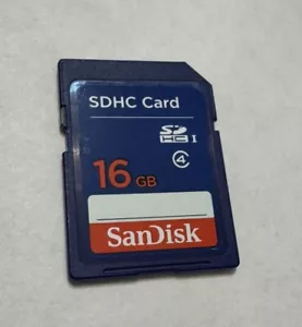 SanDisk 16GB Class 4 SDHC Memory SD Card For Cameras - Picture 1 of 1