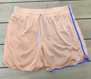 Nike Dri Fit Soccer Shorts Women Medium Volley Shorts Orange Purple Athletic - Bild 1 von 11