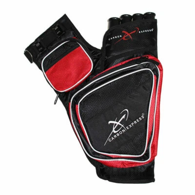 Carbon Express - Target Quiver & Release Pouch Combo - Red/Black - RH - Image 1 of 2