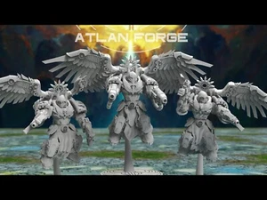 Angelic Seraphim 32mm sci-fi fantasy miniature for tabletop games grimdark RPGs - Picture 1 of 7