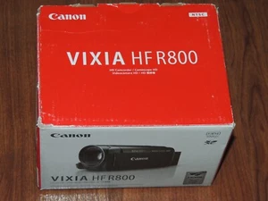 New in Open Box - Canon VIXIA HF R800 HD Camcorder WHITE - 013803288537 1960C003 - Picture 1 of 1