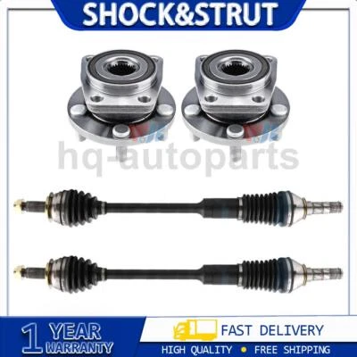 CV Axle Shaft + Wheel Hub Bearing For Subaru Impreza 2.5L 2011 2010 2009 2008 - Image 1 of 4