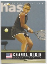2005 Ace Authentic Debut Edition - Chanda Rubin Tennis Card #10
