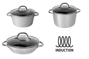 Pentola padella casseruola in titanio tegame ad induzione con manici 24 28 cm - Imagen 1 de 10