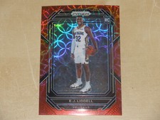 2022-23 Panini Prizm Choice Red Prizm #251 E J Liddell 50/88 Rookie RC