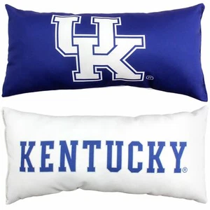 Almohada de viaje con refuerzo de 2 lados Kentucky Wildcats, 16"" x 8", hecha en EE. UU. - Imagen 1 de 4