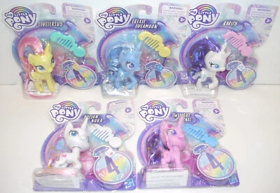 My Little Pony MINI PÔNEI (Lote de 5) Novo em folha 2020 Hasbro Rarity Potion Nova MLP - Imagem 1 de 4