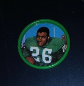 1962 Salada Football Coin Clarence Peaks #109 near mint (see scan) - Picture 1 of 2