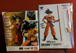 S.H. Figuarts Son Goku A Saiyajin Criado en la Tierra con Power Pole Dragon Ball Z - Imagen 1 de 6