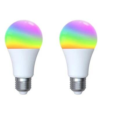 2xZigBee tuya E27 Smart LED Leuchtmittel RGB Glühbirne Dimmbar Lampe 2700K~6500K - Bild 1 von 4