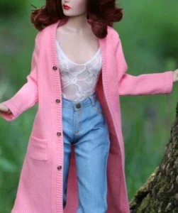 PINK CARDIGAN TONNER VDC GRACE & FITS 16" TONNER TYLER & SIMILAR NEW (J69) - Picture 1 of 7