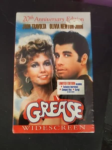 GREASE VHS TAPE &DVD 1998 20TH ANNIVERSARY EDITION SCREENPLAY JOHN TRAVOLTA MINT - Picture 1 of 7