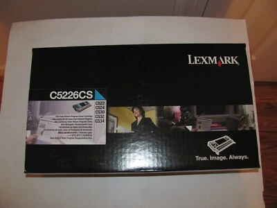 2 正品 Lexmark C526CS 青色 Return 碳粉盒 — 第 1/4 张图片