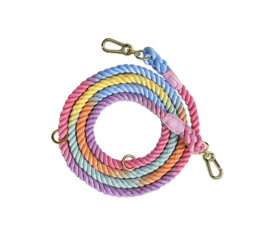 Dog Leash Handmade Braided Rope, 250cm Strong Cotton Rope Dog Leashes ...