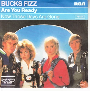 BUCKS FIZZ Are You Ready? PICTURE SLEEVE 7" 45 record NEW + jukebox title strip - Picture 1 of 2