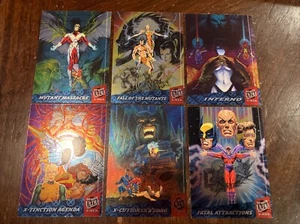X-Men SILVER X-OVERS Set Completo (1-6) | 1994 Fleer Ultra X-Men - Foto 1 di 8