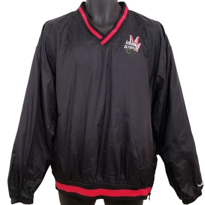 Vintage Academic Olympics Windbreaker Jacket Mens Size Large 90s Pullover - Image 1 of 4