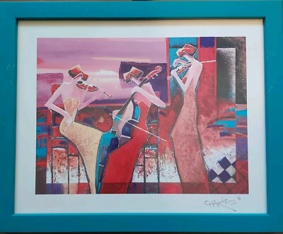 Framed Seriolithograph COA from Park West Galleries by Charles Lee, NICE 12"x10" - Image 1 of 4