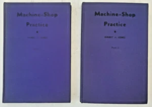Machine Shop Practice Books 1 (1926) & 2 (1942) by Harry A. Jones Hardcover - Picture 1 of 17