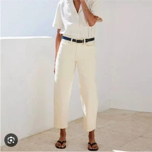 AYR The Beat Drop Jeans Barrel Leg in Strohhut creme hellbraun 34 neutral minimalistisch - Bild 1 von 9