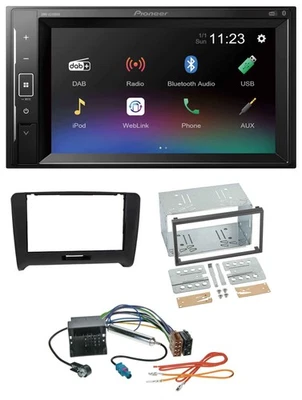 Pioneer DAB MP3 2DIN Bluetooth USB Autoradio für Audi TT (06-14) Quadlock - Bild 1 von 4